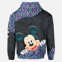 Load image into Gallery viewer, Personalized Holographic Leopard Hoodie & Leggings Set for Kids