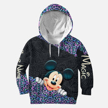 Load image into Gallery viewer, Personalized Holographic Leopard Hoodie & Leggings Set for Kids