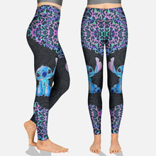 Load image into Gallery viewer, Personalized Holographic Leopard Ohana Hoodie & Leggings Gift