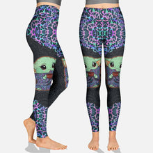 Load image into Gallery viewer, Personalized Holographic Leopard Hoodie and Leggings Set for Women