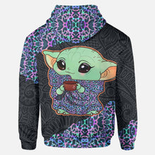 Load image into Gallery viewer, Personalized Holographic Leopard Hoodie and Leggings Set for Women