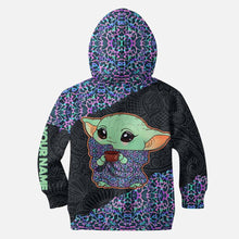 Load image into Gallery viewer, Personalized Holographic Leopard Hoodie and Leggings Set for Women