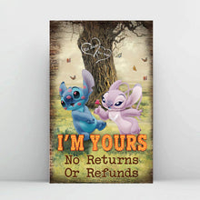 Load image into Gallery viewer, Personalized I'm Yours Poster Custom Name Decor Gift for Couples