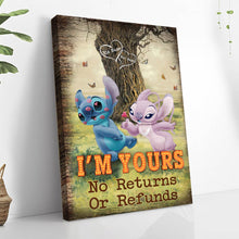 Load image into Gallery viewer, Personalized I'm Yours Poster Custom Name Decor Gift for Couples