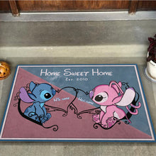 Load image into Gallery viewer, Personalized Home Sweet Home Doormat Custom Couple Gift