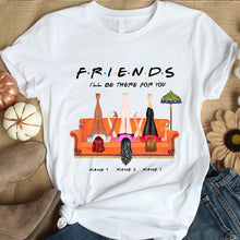 Load image into Gallery viewer, Personalized Bestie T-Shirt & Hoodie with Custom Names Gift