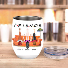 Load image into Gallery viewer, Personalized Bestie Wine Tumbler Custom Name Gift for Friends