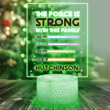 Load image into Gallery viewer, Personalized LED Light Plaque with Family Names - Unique Gift Idea