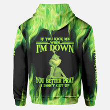 Load image into Gallery viewer, Personalized Grinch Christmas Hoodie Custom Name Gift Idea