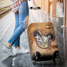 Load image into Gallery viewer, Personalized Travel Luggage Cover Custom Name Gift for Couples