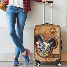 Load image into Gallery viewer, Personalized Travel Luggage Cover Custom Name Gift for Couples