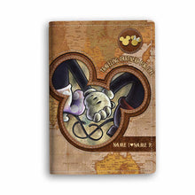 Load image into Gallery viewer, Personalized Mouse Design Passport Holder Custom Names Gift for Couples
