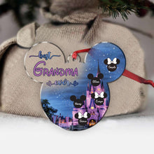 Load image into Gallery viewer, Personalized Transparent Christmas Ornament for Grandma | Custom Name Gift