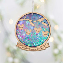 Load image into Gallery viewer, Personalized Happiest Grandma On Earth Ornament Custom Name Gift