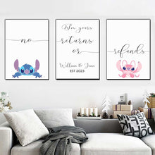 Load image into Gallery viewer, Personalized Ohana Poster & Canvas Set Custom Family Art