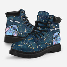 Load image into Gallery viewer, Personalized Starry Ohana All Season Boots Custom Name Gift
