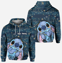 Load image into Gallery viewer, Personalized Starry Ohana Hoodie & Leggings Custom Name Gift