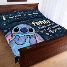 Load image into Gallery viewer, Personalized Ohana Quilt Set Custom Name Family Gift