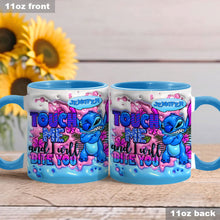 Load image into Gallery viewer, Personalized Ohana Accent Mug Custom Name Unique Gift