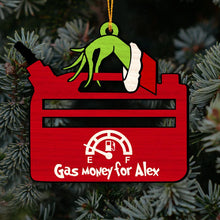 Load image into Gallery viewer, Personalized Gas Money Christmas Ornament Custom Gift for Friend