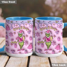 Load image into Gallery viewer, Personalized Grinchy & Bougie Accent Mug Custom Name Gift for Christmas