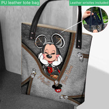 Load image into Gallery viewer, Personalized Magic Mouse Ears Tote Bag Custom Name Gift