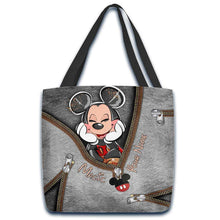 Load image into Gallery viewer, Personalized Magic Mouse Ears Tote Bag Custom Name Gift