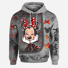 Load image into Gallery viewer, Personalized Minnie Mouse Hoodie and Leggings Set for Kids