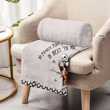 Load image into Gallery viewer, Personalized Couple Nightmare Blanket Custom Names Gift for Engagement