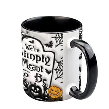 Load image into Gallery viewer, Personalized Halloween Accent Mug Custom Couples Gift for Jack and Sally