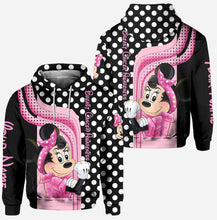 Load image into Gallery viewer, Personalized Breast Cancer Awareness Hoodie & Leggings Set for Women