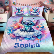 Load image into Gallery viewer, Personalized Galaxy Ohana Quilt Set Sweet Dreams Gift for Kids