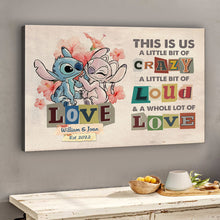 Load image into Gallery viewer, Personalized Canvas Poster for Couples with Names and Dates - Unique Home Decor Gift
