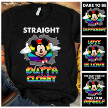 Load image into Gallery viewer, Personalized LGBT Support Kid Shirt Straight Outta Closet