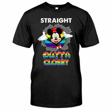 Load image into Gallery viewer, Personalized LGBT Support Kid Shirt Straight Outta Closet