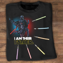 Load image into Gallery viewer, Personalized I Am Their Father T-shirt & Hoodie Custom Names Gift for Dad