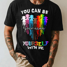 Load image into Gallery viewer, Personalized LGBT Support T-Shirt & Hoodie Custom Name Gift