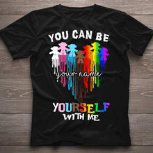 Load image into Gallery viewer, Personalized LGBT Support T-Shirt & Hoodie Custom Name Gift