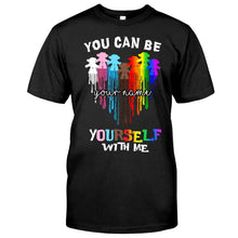 Load image into Gallery viewer, Personalized LGBT Support T-Shirt & Hoodie Custom Name Gift