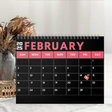 Load image into Gallery viewer, Personalized Funny Affirmation Wall Calendar Custom Name Gift for Colleague