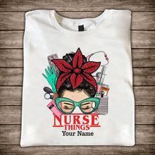 Load image into Gallery viewer, Personalized Nurse Things T-shirt & Hoodie Custom Name Gift