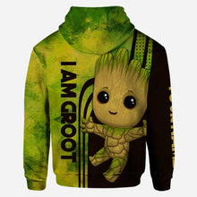 Load image into Gallery viewer, Personalized Baby Groot Hoodie and Leggings Gift for Kids