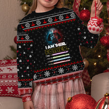 Load image into Gallery viewer, Personalized Christmas Sweater for Dad with Custom Names