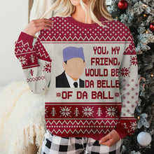 Load image into Gallery viewer, Personalized Christmas Sweater with Custom Message for Friends