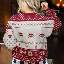 Load image into Gallery viewer, Personalized Christmas Sweater with Custom Message for Friends