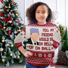 Load image into Gallery viewer, Personalized Christmas Sweater with Custom Message for Friends