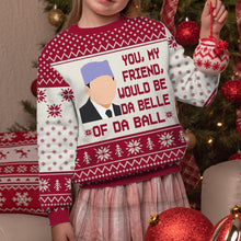 Load image into Gallery viewer, Personalized Christmas Sweater with Custom Message for Friends