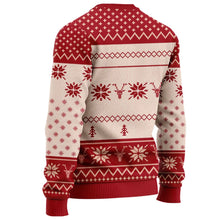Load image into Gallery viewer, Personalized Christmas Sweater with Custom Text for Family Gift