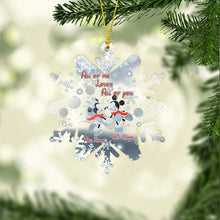 Load image into Gallery viewer, Personalized Snowflake Ornament Custom Name Christmas Gift