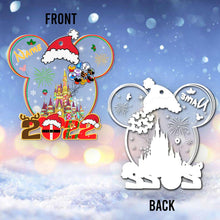 Load image into Gallery viewer, Personalized Christmas Mouse Ornament Custom Name Acrylic Gift